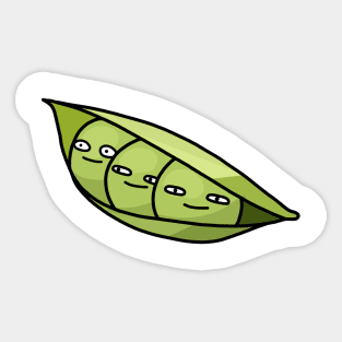 Pea Pod Sticker